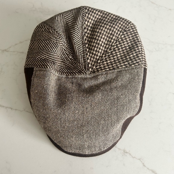 Levi’s Dockers NWT Patchwork Newsboy-Cabbie Hat with Ear Flaps - Picture 1 of 6